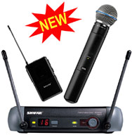 Shure PGX series wireless microphones
